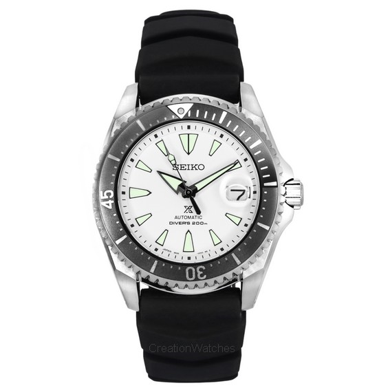Seiko Prospex Shogun Titanium White Dial Automatic SPB191J1 Diver's 200M Men's Watch