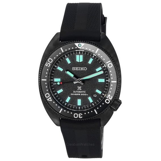 Seiko Prospex Sea Black Series Night Limited Edition Automatic Diver's SPB335J1 200M นาฬิกาข้อมือผู้ชาย