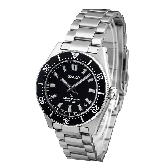 Seiko Prospex Stainless Steel Black Dial Automatic Diver's SPB453J1 300M Men's Watch