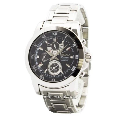 Seiko Premier Chronograph ikuinen kalenteri SPC161P1 SPC161P Miesten Watch  fi