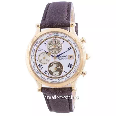 Seiko 30th Anniversary Age Of Discovery World Time SPL060 SPL060P1 SPL060P Quartz Chronograph Limited Edition Men's Watch