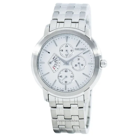 Seiko Retrograde Quartz Multi-Function SRL003 SRL003P1 SRL003P Men's Watch