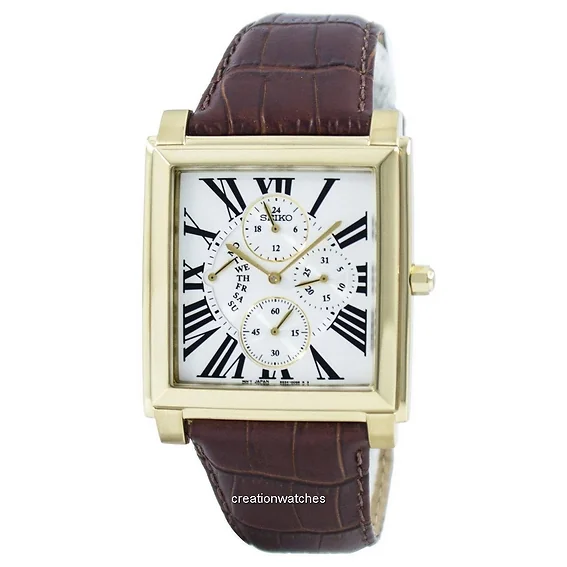 Seiko Retrograde Quartz Multi-Function SRL018 SRL018P1 SRL018P Men's Watch