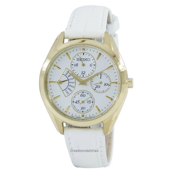 Seiko Retrograde Quartz Multi-Function SRL048 SRL048P1 SRL048P Women's Watch