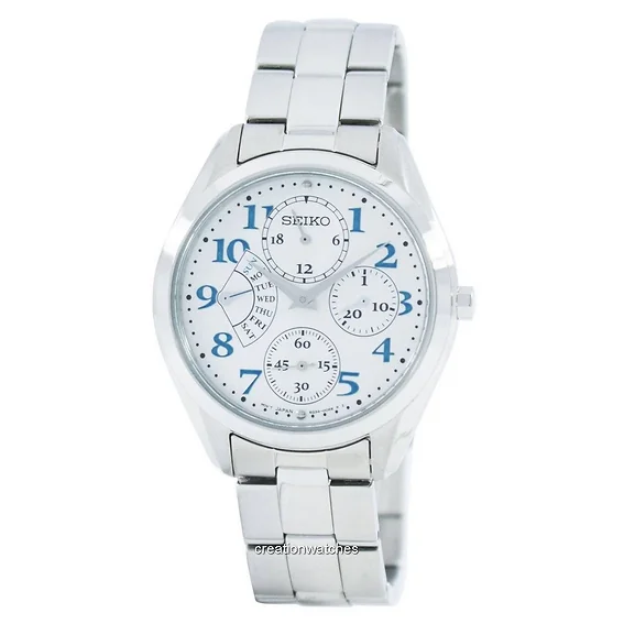Seiko Retrograde Quartz Multi-Function SRL051 SRL051P1 SRL051P Women's Watch