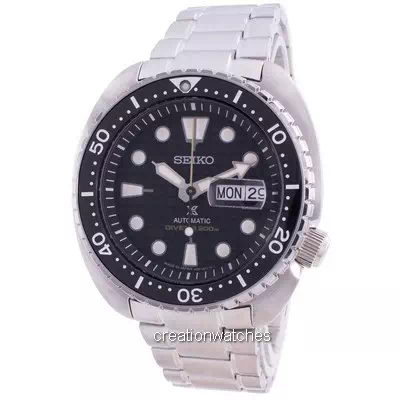 Relógio masculino Seiko Prospex Turtle edição internacional do mergulhador automático SRPE03 SRPE03J1 SRPE03J 200M