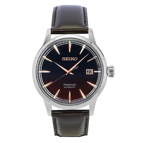 Seiko Presage Cocktail Time Purple Sunset Star Bar Limited Edition Multicolor Dial Automatic SRPK75J1 Men's Watch