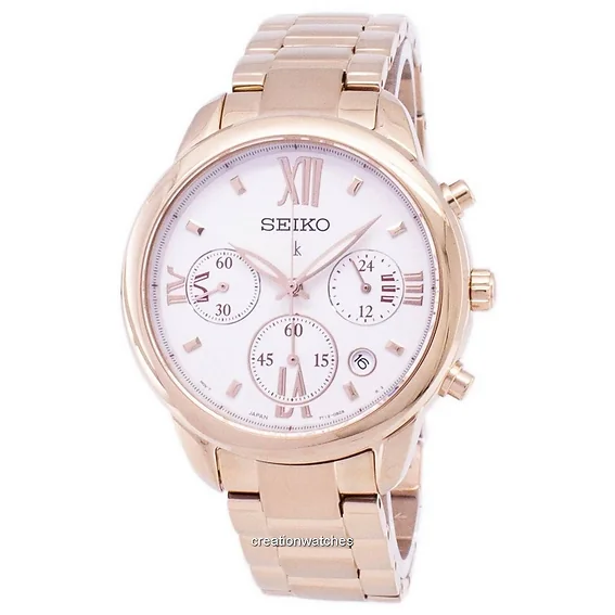 Seiko Lukia Chronograph Quartz SRWZ88 SRWZ88P1 SRWZ88P Women's Watch