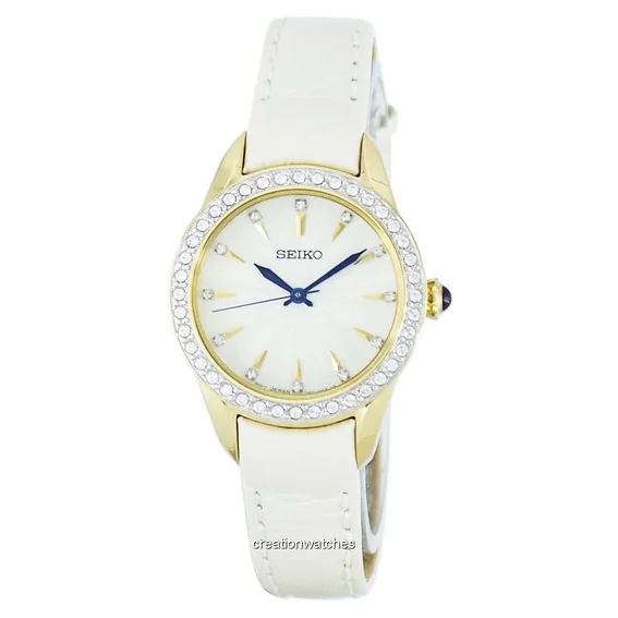 Seiko Quartz Swarovski Crystals SRZ386P2 Women's Watch