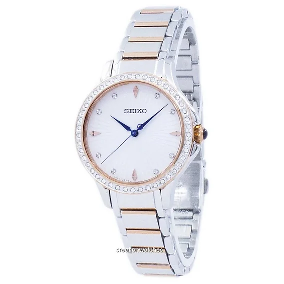 Seiko Quartz Diamond Accent SRZ486 SRZ486P1 SRZ486P Women's Watch