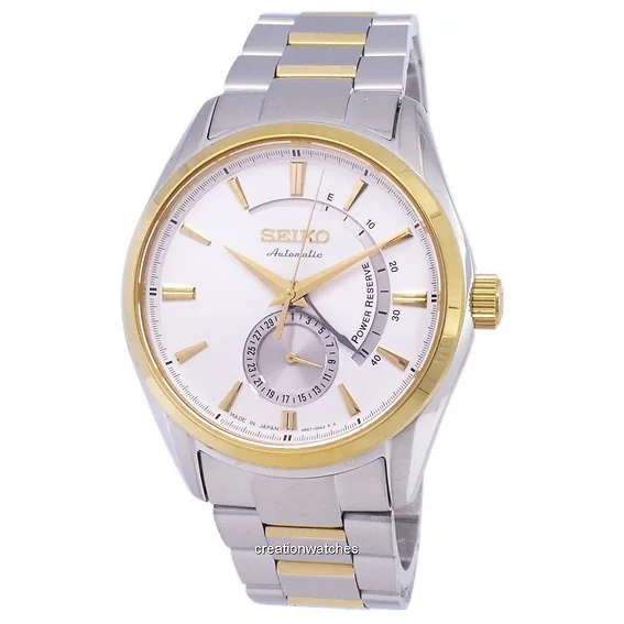 Seiko Presage Automatic Power Reserve Japan Made SSA306 SSA306J1 SSA306J Men's Watch