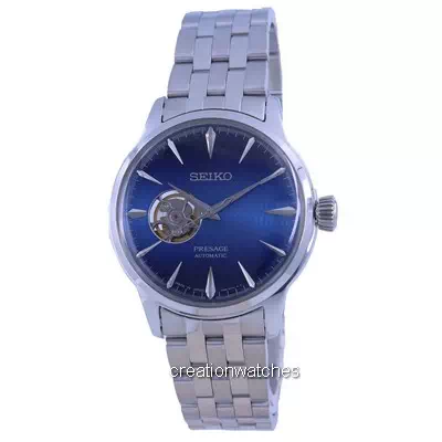 Reloj para hombre Seiko Presage Cocktail Time "Blue Acapulco" Open Heart automático SSA439 SSA439J1 SSA439J