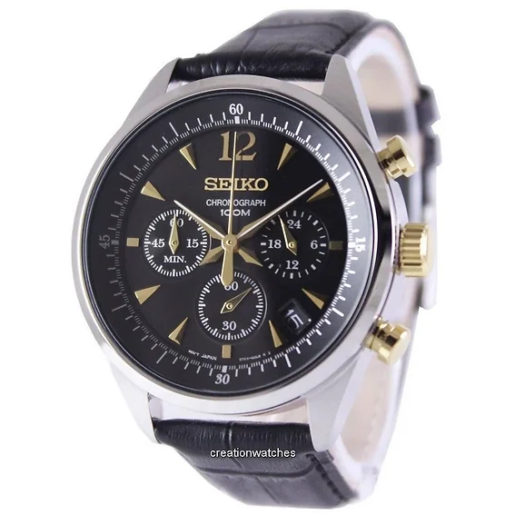 Seiko Chronograph Quartz 100M SSB071P1 SSB071P Men's Watch