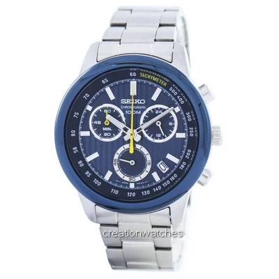 Reloj Seiko deportivo Cronógrafo cuarzo taquímetro SSB207 SSB207P1 SSB207P  de los hombres es