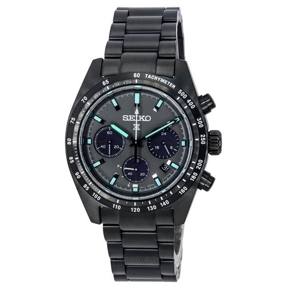 Seiko Prospex Speedtimer The Black Series Chronograph Solar SSC917P1 100M Men's Watch
