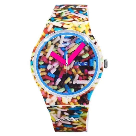 Swatch Originals Sprinkled Quartz SUOW705 Unisex Watch