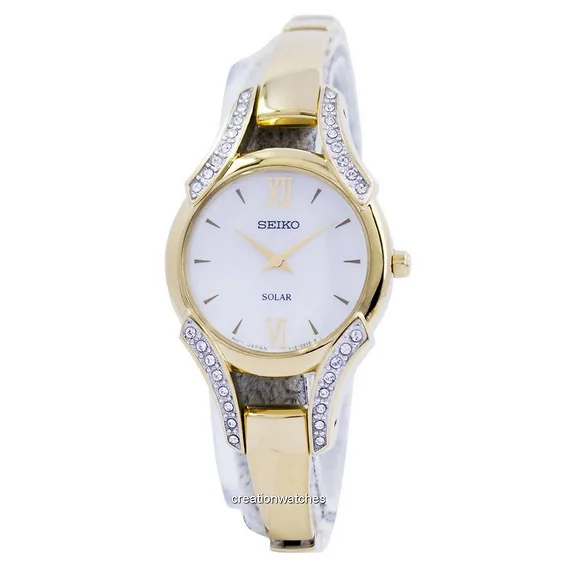 Seiko Core Solar Swarovski Crystals SUP216 SUP216P1 SUP216P Women's Watch