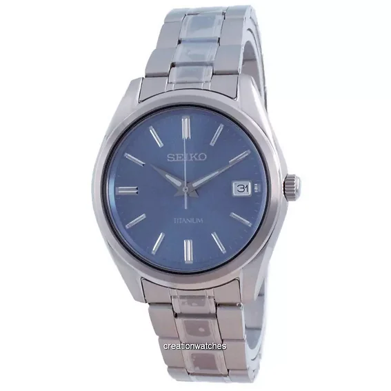 Seiko Discover More Titanium Quartz SUR371 SUR371P1 SUR371P 100M Men's Watch