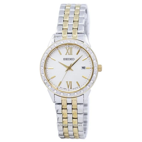 Seiko Quartz Diamond Accent SUR690 SUR690P1 SUR690P Women's Watch