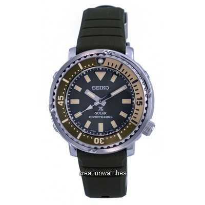 Relógio feminino Seiko Prospex Street Series Mini Tuna Safari Edition Diver's Solar SUT405P1 SUT405P 200M
