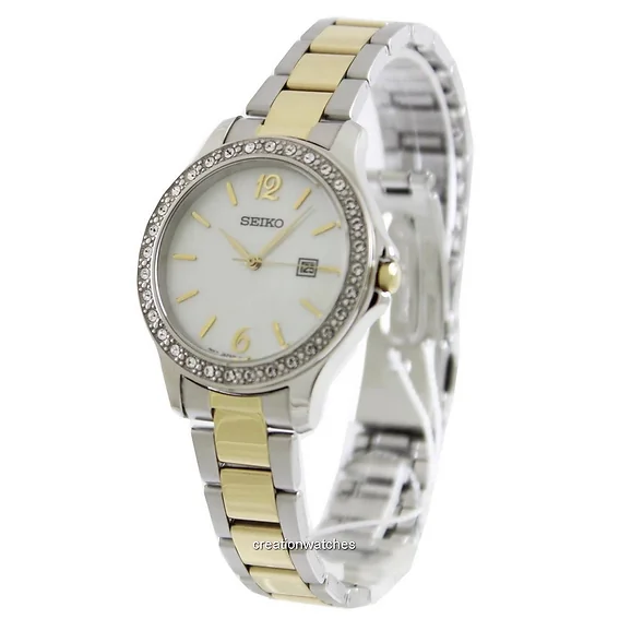 Seiko Quartz Swarovski Crystals SXDF81P1 SXDF81P SXDF81 Women's Watch
