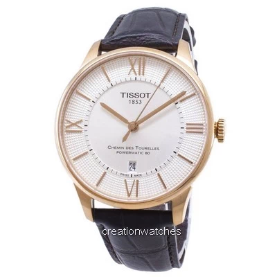 Tissot T-Classic Chemin Des Tourelles T099.407.36.038.00 T0994073603800 Powermatic 80 Men's Watch