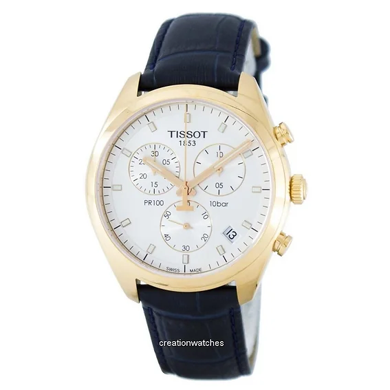 Tissot T-Classic PR100 Quartz Chronograph T101.417.36.031.00 T1014173603100 Men's Watch