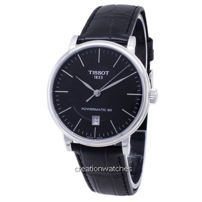 Tissot T-Classic Carson T122.407.16.051.00 T1224071605100 Powermatic 80 Men's Watch