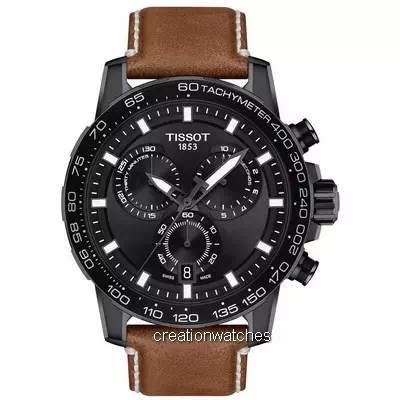Tissot Supersport chronograph ควอตซ์ T125.617.36.051.01 T1256173605101 100M นาฬิกาข้อมือผู้ชาย