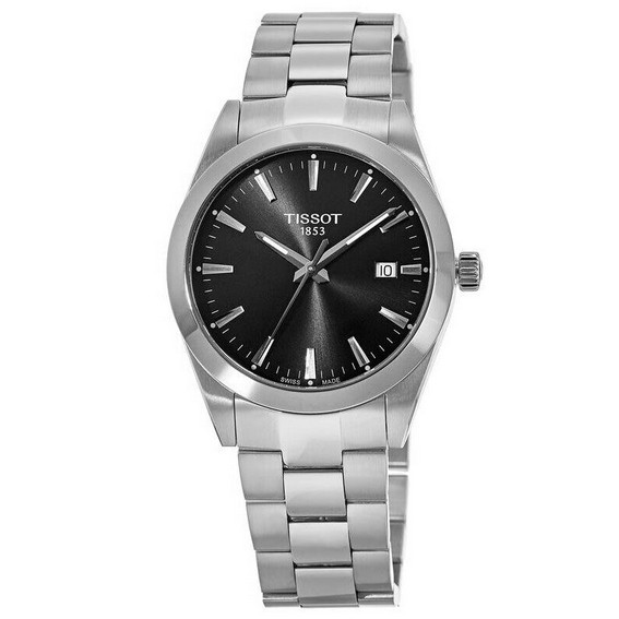 Reloj Tissot Gentleman Quartz T127.410.11.051.00 T1274101105100 100M para hombre