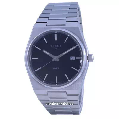 Tissot T-Classic PRX Black Dial Quartz T137.410.11.051.00 T1374101105100 100M Reloj para hombre