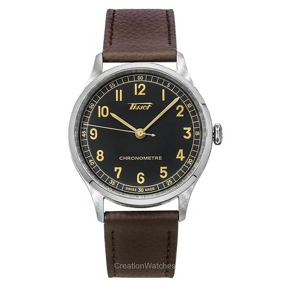Tissot Heritage 1938 Leather Strap Anthracite Dial Automatic T142.464.16.062.00 Men's Watch