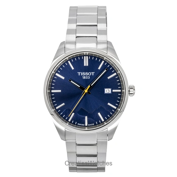 Tissot PR 100 Jungfraubahn Special Edition Stainless Steel Blue Dial Quartz T150.410.11.041.02 100M Men's Watch