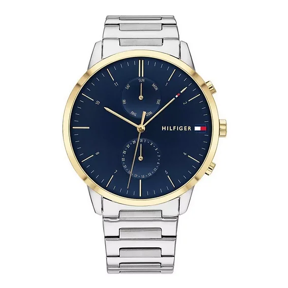 Tommy Hilfiger Hunter Blue Dial Stainless Steel Quartz 1710408 Men's Watch