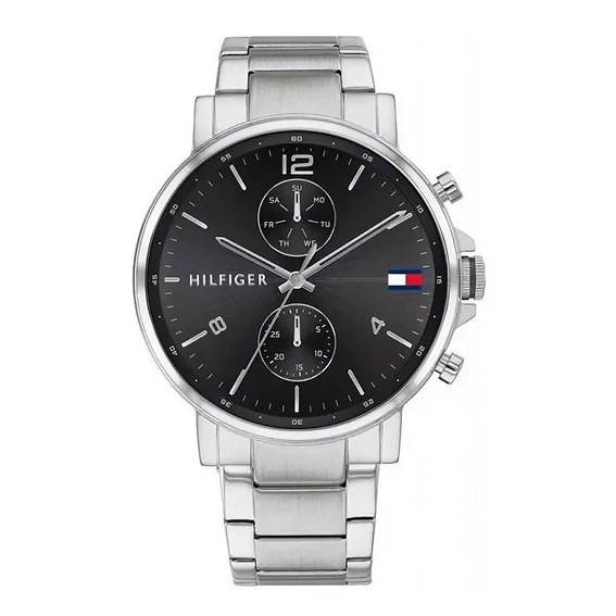 Tommy Hilfiger Daniel Black Dial Stainless Steel Quartz 1710413 Men's Watch