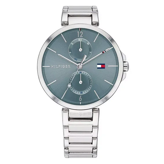 Tommy Hilfiger Angela Blue Dial Stainless Steel Quartz 1782126 Women's Watch