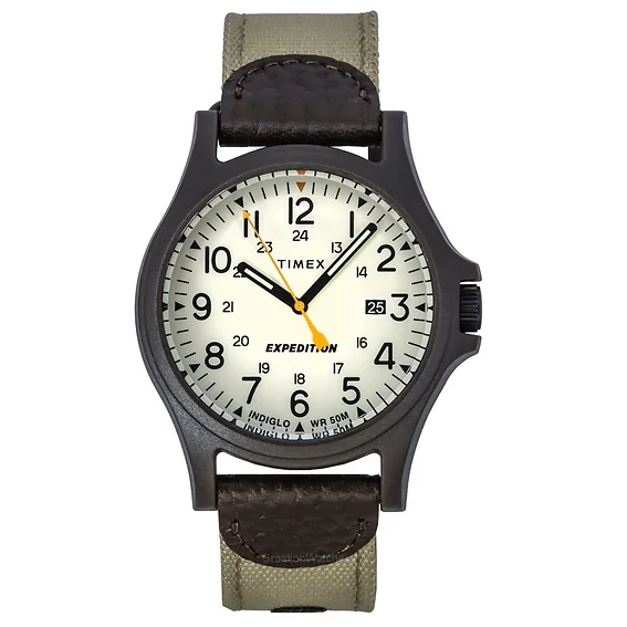Timex Expedition Camper Acadia Cream Dial Quartz TW4B23700 Men's Watch