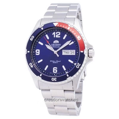 Refurbished Orient Mako II Japan Made Blue Dial Automatic SAA02009D3 200M Men's Watch