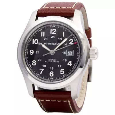 Refurbished Hamilton Khaki Field Black Dial Automatic H70555533 Men's Watch