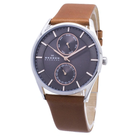 นาฬิกาข้อมือชาย Skagen Holst Multifunction Stainless Steel Quartz SKW6086 ที่ได้รับการปรับปรุงใหม่