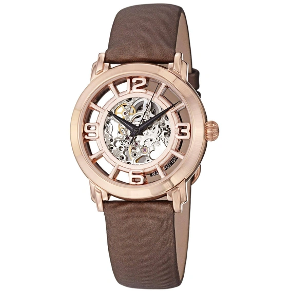 Reloj automático Stuhrling Original Winchester con esfera esqueletizada 156.124T14 para mujer, reacondicionado