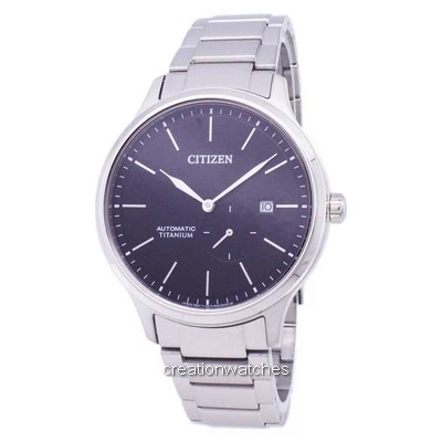 Relógio Citizen Super Titanium Preto Automático NJ0090-81E Masculino Reformado