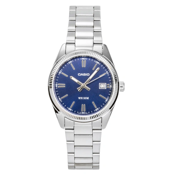 Casio Analog Stainless Steel Blue Dial Quartz UTP-1302PD-2A1V Unisex Watch