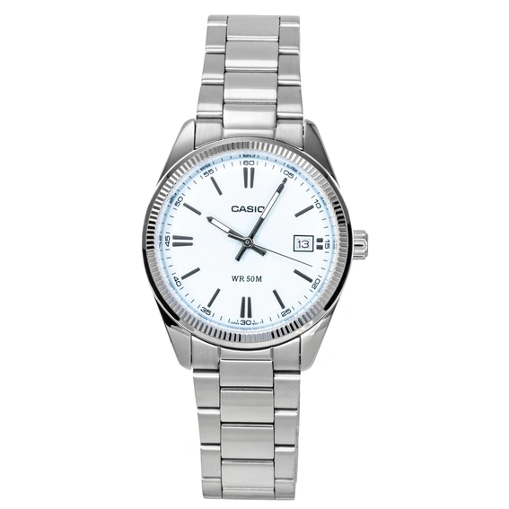Casio Analog Stainless Steel Turquoise Dial Quartz UTP-1302PD-2A2V Unisex Watch