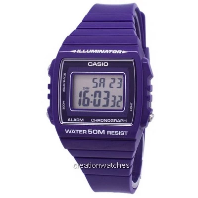 Casio Juventude Digital Alarme Cronógrafo W-215H-6AVDF W-215H-6AV Unisex Watch