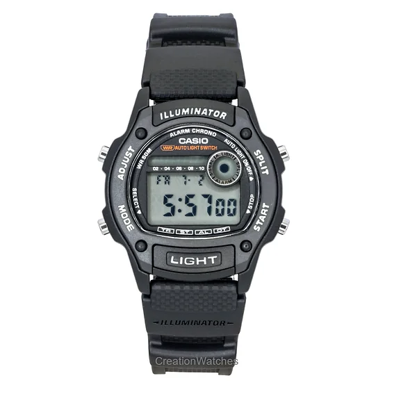 Casio Standard Digital Bio-Based Resin Strap Quartz W-220H-1AV Unisex Watch