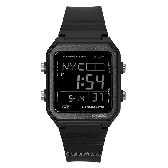 Casio Digital Resin Strap Quartz W-221H-1BV Unisex Watch