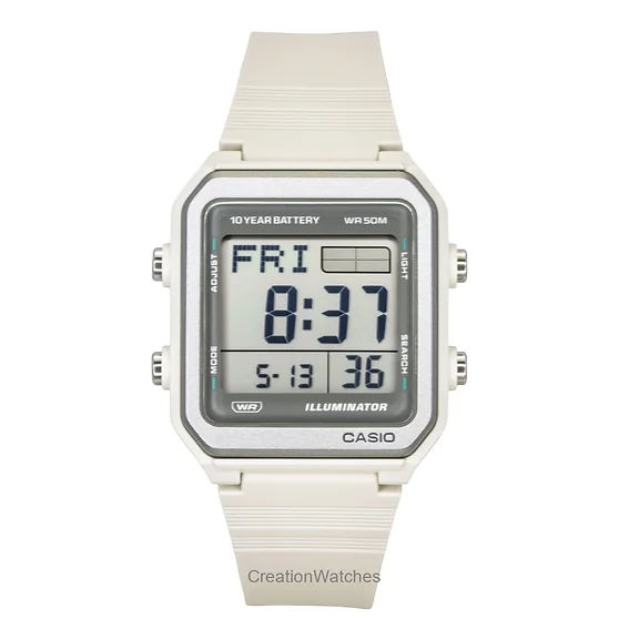 Casio Digital Resin Strap Quartz W-221H-8AV Unisex Watch