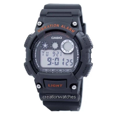 Reloj de hombre Casio Digital con alarma de vibración iluminador W-735H-8AVDF W735H-8AVDF