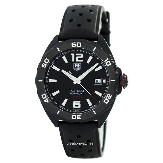 Tag Heuer Full Black Edition Formula 1 Calibre 5 Automatic 200M WAZ2115.FT8023 Men's Watch